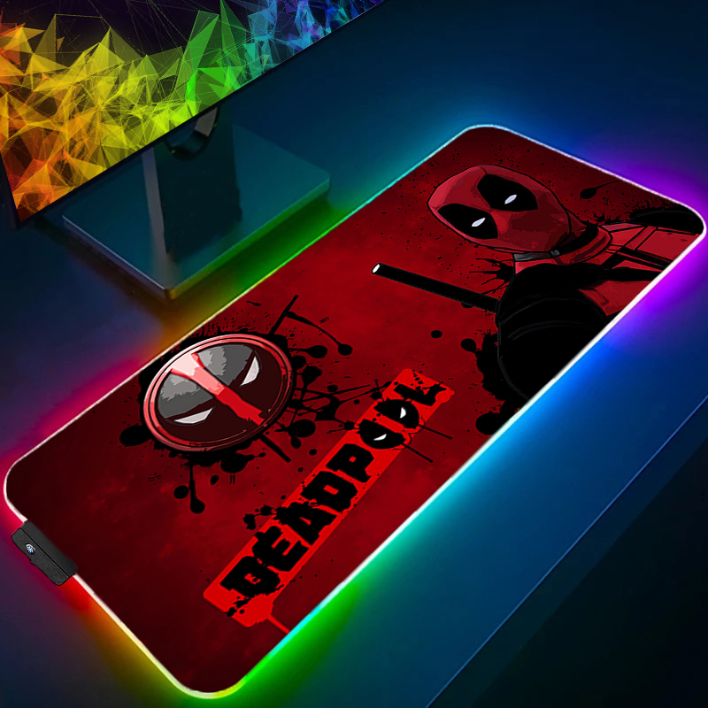 Pc Gaming Rgb - LED Mauspad Gaming Hintergrundbeleuchtung Lock Edge