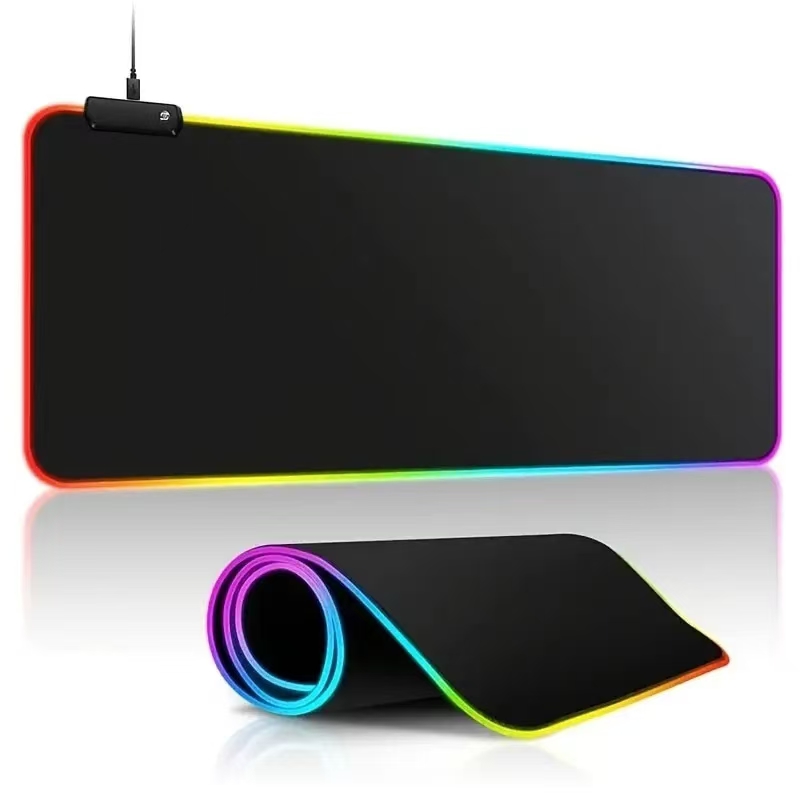 Rgb Keyboard Wrist Rest - LED-Licht-Mauspad, RGB-Tastatur-Abdeckung, Schreibtischunterlage, bunte Oberfläche, Mauspad,
