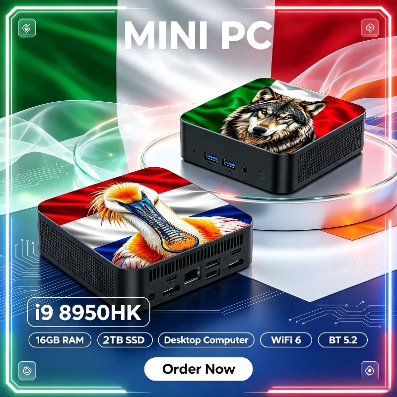 Pc Gaming Laptop - 2026 Intel i9 8950HK Mini-PC Gaming-Desktop,