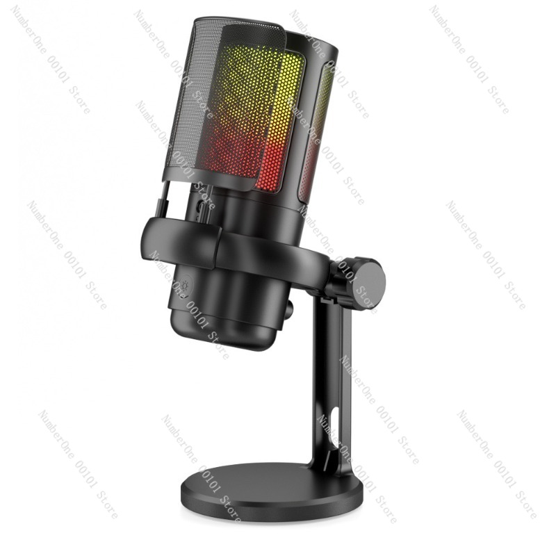 Pc Gaming Rgb - USB-Desktop-Kondensatormikrofon RGB-Gaming-Mikrofon für PC-Spiel-Chat-Aufnahmen