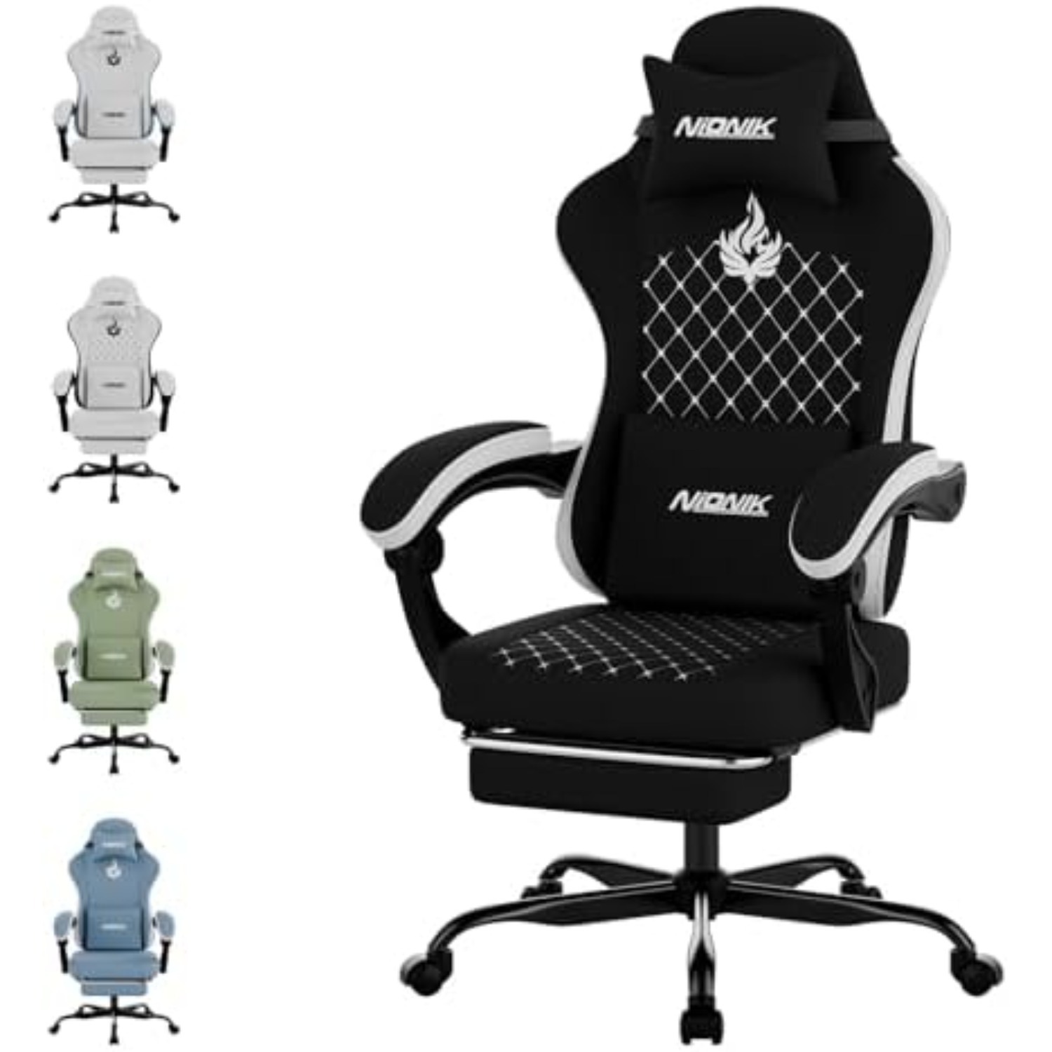Pc Gaming Usa - Gaming-Stuhl mit Massagefunktion, Ergonomischer PC-Gaming-Stuhl mit