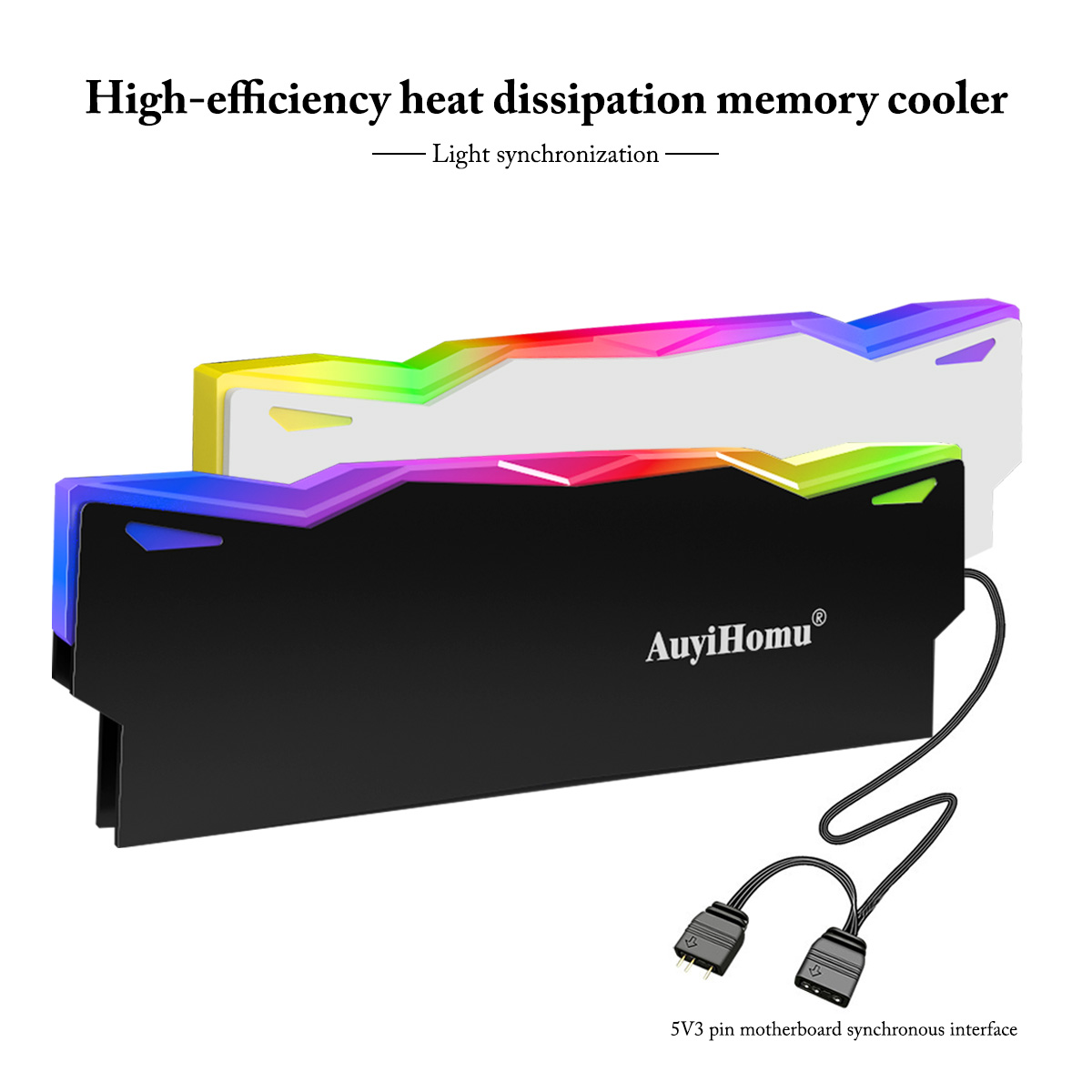 Pc Gaming Ddr4 - AuyiHomu RGB-Kühlkörper, 5V 3-Pin ARGB Sync