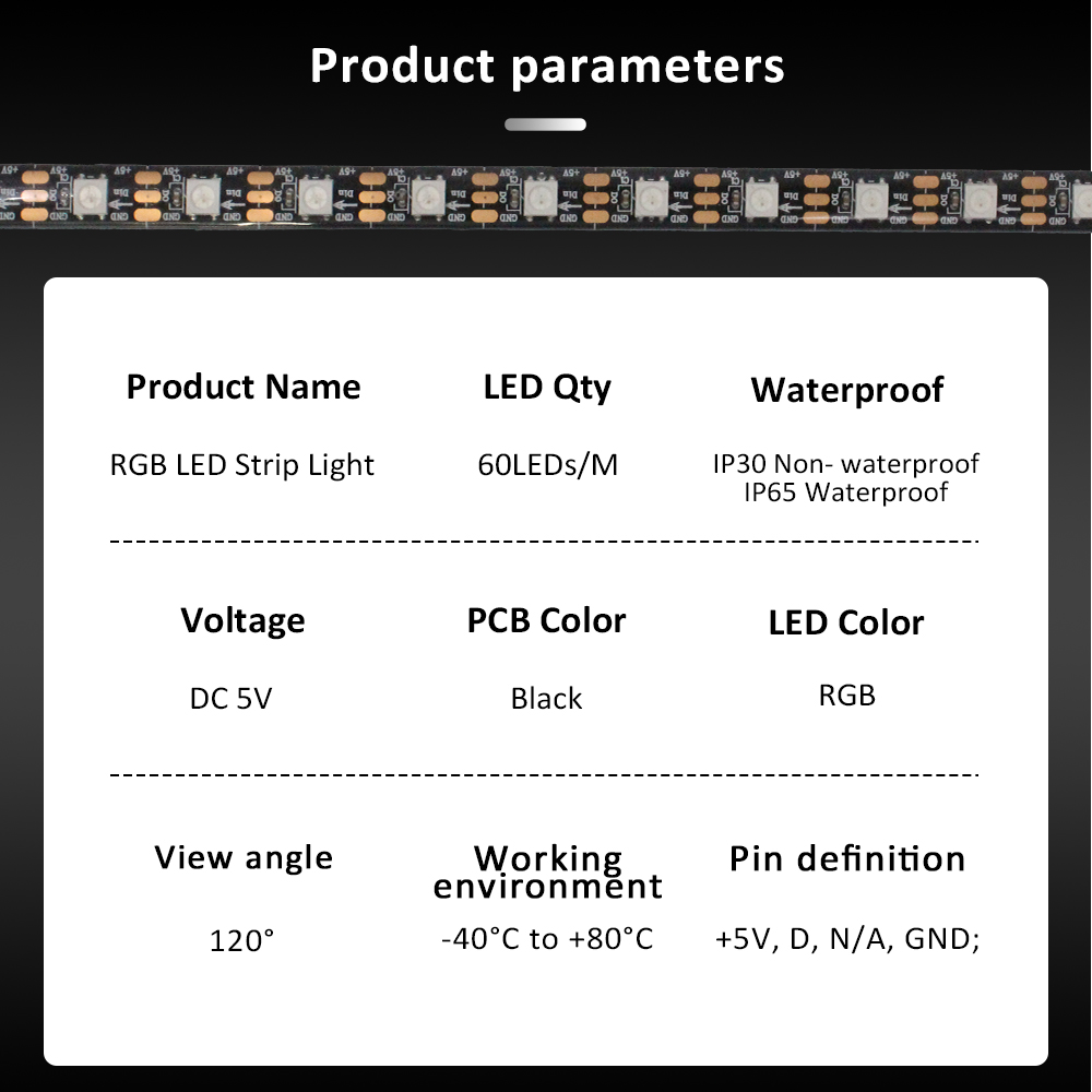 WS2812B 5 V 3Pin ARGB LED Stre – Pc Gaming Aesthetic Bewertung und Preis