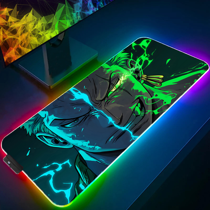 ONE PIECE Zoro Mauspad RGB Gam – Pc Gaming Rgb Bewertung und Preis