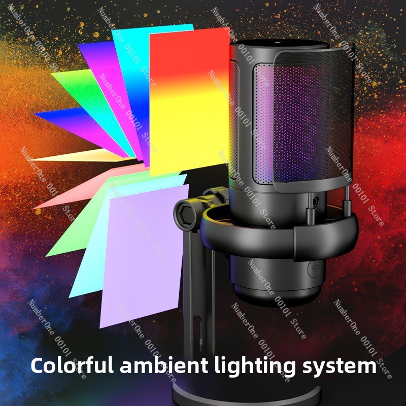 USB-Desktop-Kondensatormikrofo – Pc Gaming Rgb Bewertung und Preis