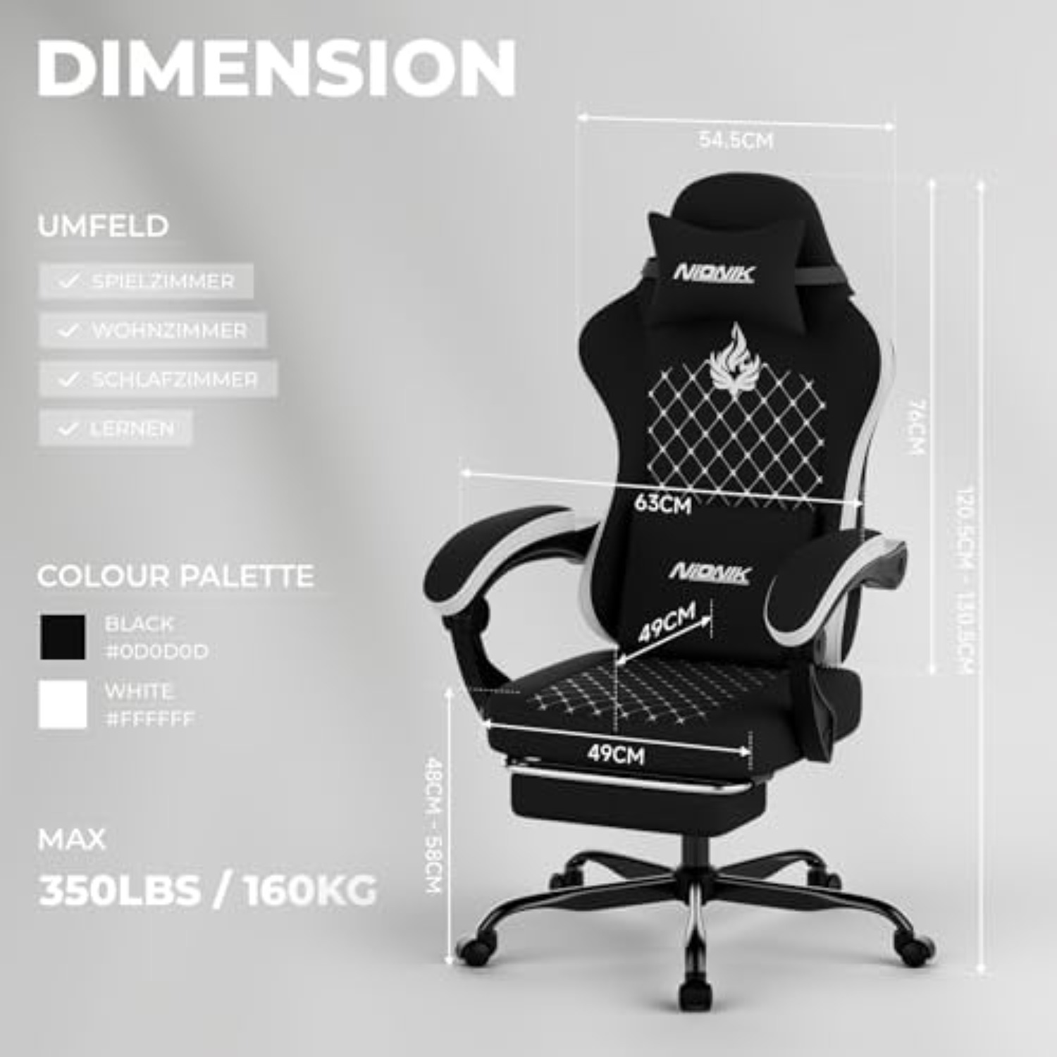 Gaming-Stuhl mit Massagefunkti – Pc Gaming Usa Bewertung und Preis