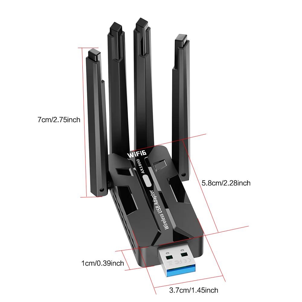 WiFi 6 USB-Adapter 1800Mbps Du – Pc Gaming Laptop Bewertung und Preis