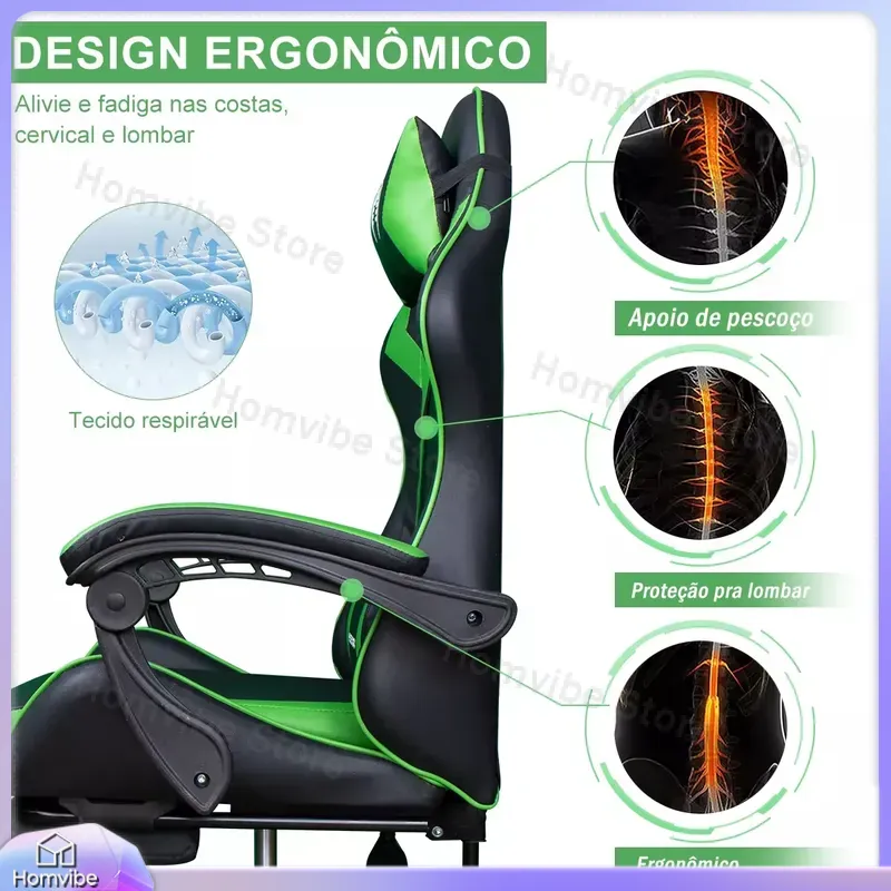 Ergonomischer Gaming-Stuhl mit – Pc Gaming Usa Bewertung und Preis